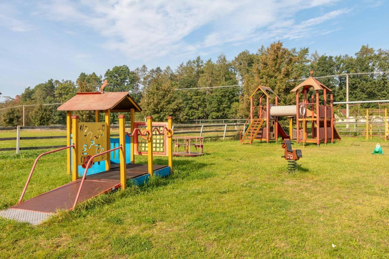 Farma Slunecny Dvur Apartmany A Family Stany Strecha Pod Strechou Hermanuv Mestec Exterior photo